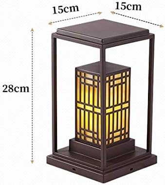 ANMMBER NOVI kineski stil lampina imitacija nehrđajućeg čelika mramorni pejzažni vrtna svjetiljka Vanjska vodootporna vanjska vrtna