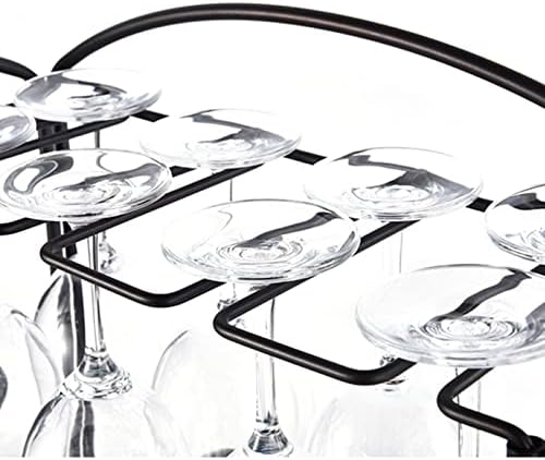 Fuuie staklene čaše za vino čaše za prikaz stajališta na čašama za piće Viseći za skladištenje multifunkcionalnog stalka za stalak