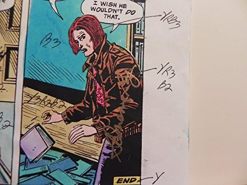 Vintage detektivski strip o Batmanu 643 s uzorkom u boji s potpisom Adrienne ROI-a / A. A. A. A. A. 22