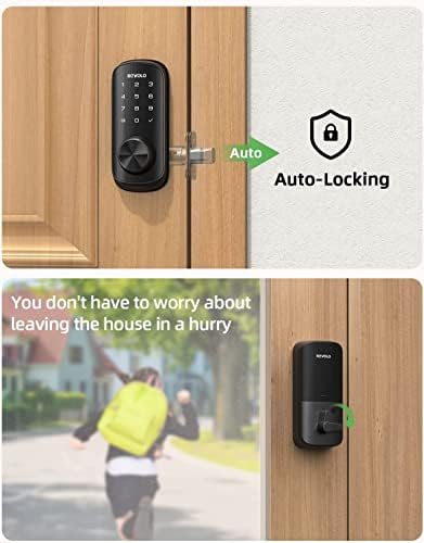 Pametna brava 501, 5-u-1-u, elektronička brava za ulazna vrata bez ključa-glasovna kontrola-daljinski upravljač aplikacije - lozinka