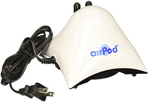 Akvarijska zračna pumpa za zrak, Ultra-bučni kompaktni oblik kupole s dvostrukim izlazom zraka | više mogućnosti veličine