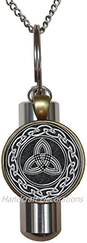 HandcraftDecorations keltska knot kremacija urna-ogrlica kremacija urna ogrlica, keltski čvor urn, keltska urn.f220