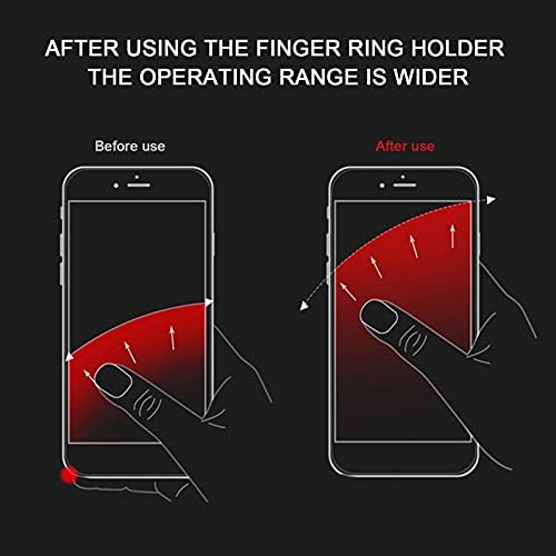 Prianjanje prstena za prsten za mobilne telefone, držač prstena za telefon, kidnjak prsta, rotacijski držač za rotaciju od 360 °, za