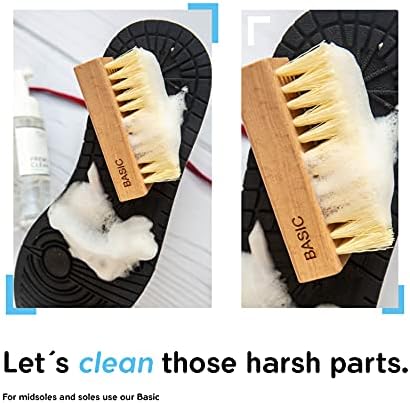 T&C Deluxe Kit za čišćenje - Snekes Cleaner - Eko prikladna pjena Premium Cleaner, 2 vrste četkica i ručnika za mikrofiber - Očistite