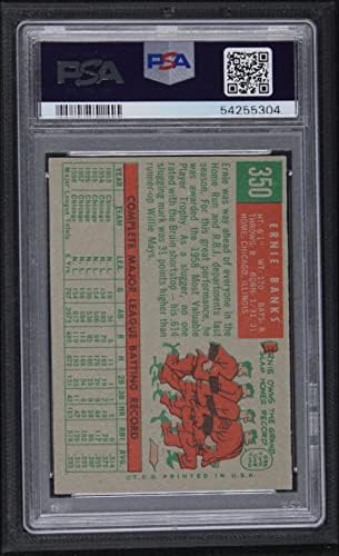 1959. Topps 350 Ernie Banks Chicago Cubs PSA PSA 5,00 CUBS
