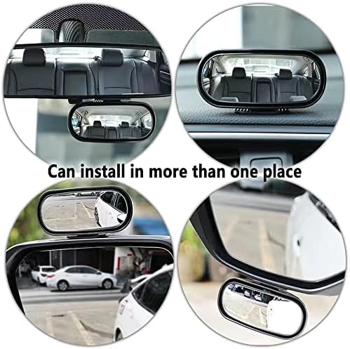 Verzija HD Pomoćno ogledalo za slijepo mjesto za automobil, zalijepite u tipu360 ° rotirajući široko kutni konveksni ogledalo, univerzalni