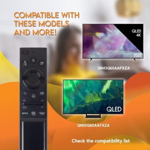 Ceybo OEM 2021 Model BN59-01357P Solar Samsung Voice Remote Control Smart TVs Compatible with Neo QLED, The Frame and Crystal UHD Series