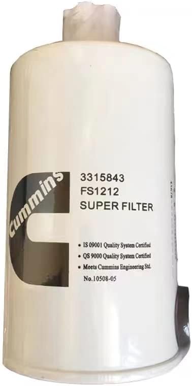 Dizelski filter FS1212 za Cummins 3315843 1119ZB6-030 40C3067