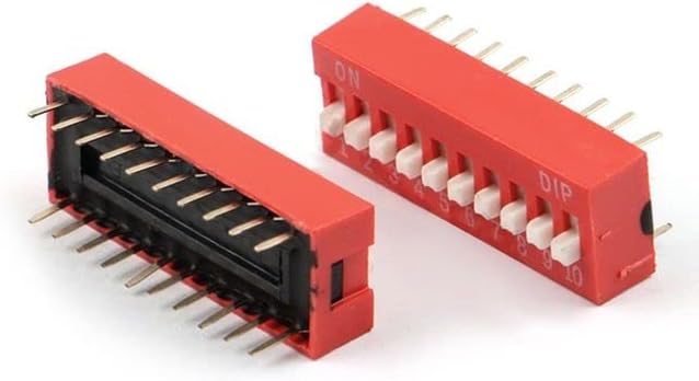 20pcs Dobar izolacijski crveni modul 2,54 mm up prekidač prekidač prekidača tipka Switch prekidač Snap prekidač -