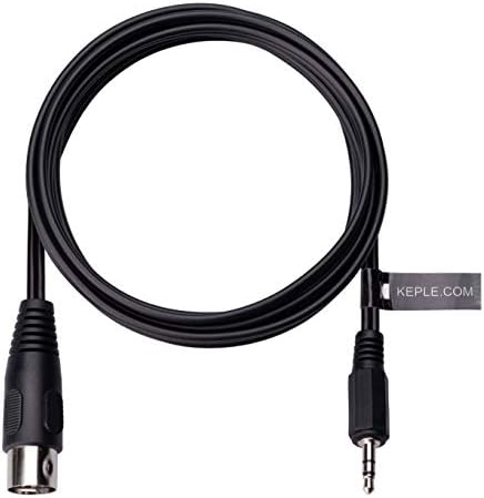5-DIN MIDI do 3,5 mm Aux TRS Jack Audio kabel, 5 pin do 3,5 mm Stero Plug kompatibilan sa pametnim telefonima, PC prijenosnim računalima,
