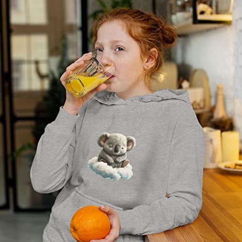 Kawaii Kids 'Spužva Fleece Hoodie - Slatka Hoodie Koala - Hoodie - Najbolji dizajnerski hoodie za djecu