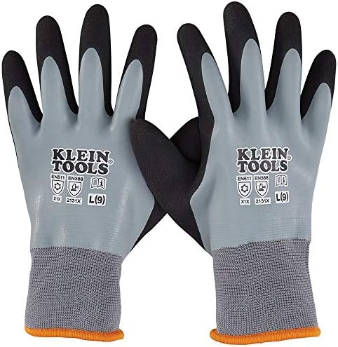 Klein Tools 60389 Klein Tools 60389 Zimski rad Termičke rukavice s akrilnom oblogom i dvostrukim prianjanjem lateksa na dlanu i prstima,