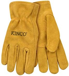 Kinco Kids Work rukavice u dobi od 8-12 godina, antilop krava