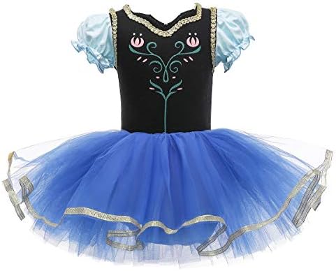 Hihcbf princeza djevojke leotards balet ples suknjena tutus kratki rukavi plesna odjeća halloween božićna zabava fantastična haljina