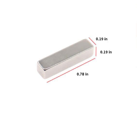Jak neodimijski blok magnet s dugom šipkom od 5 mm do 60 mm od 5 mm od 5 mm od rijetke zemlje pravokutni magnet za projekte, industriju,