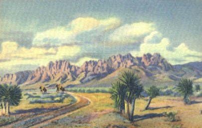 Las Cruces, razglednica New Mexico