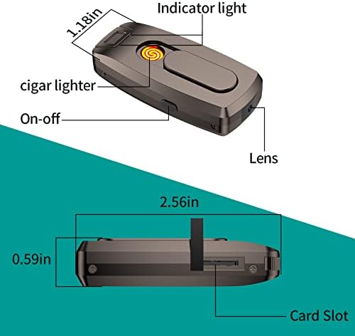 Bebuse Skrivena kamera špijunska kamera Elektronski upaljač, 32 GB 240 minuta vijek trajanja baterije Mini špijunska kamera, dadilja