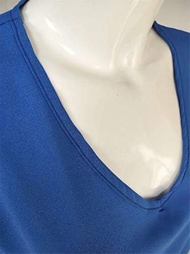 Adongnywell Women's Casual v Neck 3/4 košulje zvonastih rukava Obavite gornje šifonske košulje bluze