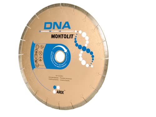 Montolit DNA Gold Line SCX400 400 mm 16 mokro upotrijebite dijamantski porculanski nož za rezanje