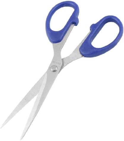 Aexit kućni ured ručni alati plava ručka metalna oštrica za šivanje papira ravne škare i škare škare 6.3