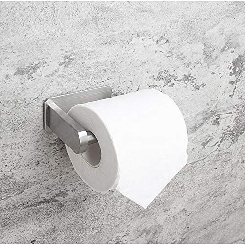 LXX držač za toaletni kolut selfing -ljepljivi zid zid nehrđajućeg čelika WC WOL Držač za kupatilo Kupatilo Pribor za kupaonicu E/Silver/S
