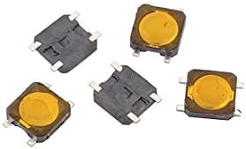 5pcs 4 Mrežni proizvodi kontaktni kvadrat 3mm 9mm 0.7 mm samozaključavajući Mini Prekidači s gumbima 9 prekidač s gumbom