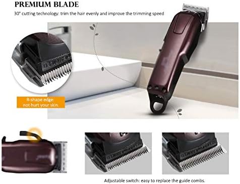 GFDFD Carbon Steel Glava Električna britvica Profesionalni trimer za kosu moćni alat za rezanje kose za brijanje kose