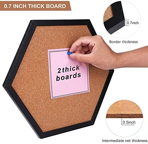 Board Board Board Board, ploče od pluta za zidove s okvirom, PIN ploča za zidove, Corkboard, Savršeno za dekor kućnog ureda, ploču