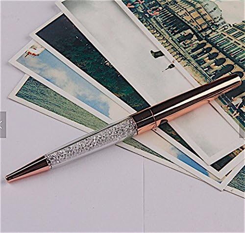 Kristalna olovka i USB - kombinacija 2 u 1 - Bling Metal Diamond Mished Crystal Toint PEN tinta kristalna kuglična olovka i kristalni