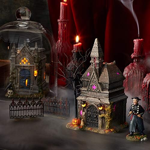 Odjel 56 Halloween pribor za seoske zbirke nadgrobne spomenike Figurice set i dodaci za Halloween za seoske kolekcije sablasni minijaturna