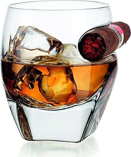 Staromodna čaša za viski s držačem, poklon čaše za viski, pokloni za muškarce
