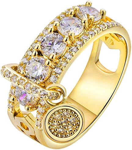 2023. Nova osobnost jednostavan retro Višebojni prsten optočen rhinestonesom Ženski nakit ženski prsten narukvica