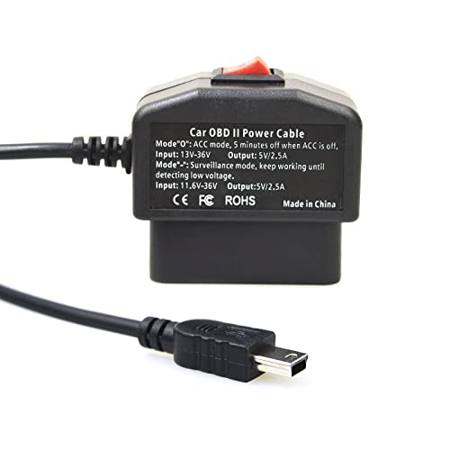 Univerzalni kabel za napajanje 92 za DVR 24-satni nadzor / način rada s gumbom za prebacivanje, 3-pinski adapter za napajanje od 12