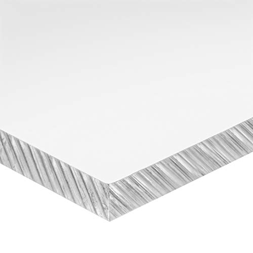 USA BEALING BULK-PS-CAC-347 lijevani akrilni plastični list, 1 visina, 8 širina, 12 duljina