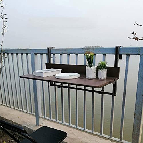 Sklopivi balkonski stol ALLIAND, barski stol s vanjskim visećim ogradama, podesiva zidna ograda za popločani dio dvorišta, vrt, unutarnji