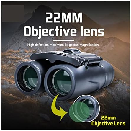 Dvogled od 40.022 s vidljivošću od 20.000 m, mini kompaktni dalekozor dugog dometa vodootporan prijenosni dvogled za lov na Ptice Dječji