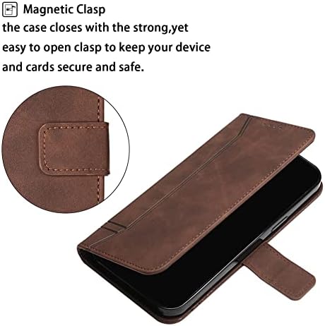 GYHOYA Kompatibilan sa Samsung Galaxy S23 Ultra Case, torbica-novčanik Galaxy S23 Ultra s držačem za kartice, stalak za noge, magnetski