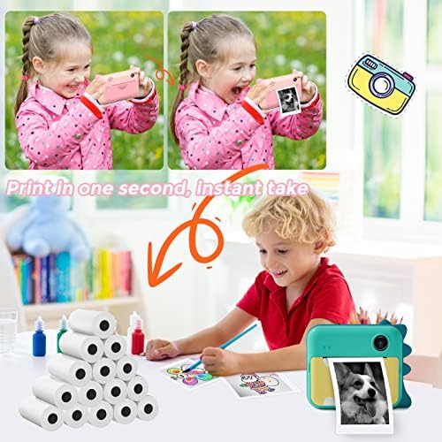 15 role papira za ispis za punjenje papira za fotoaparate Dragon Touch / VTech / Kidizoom Print, papir za dječje fotoaparata veličine