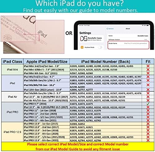 Durasafe slučajevi iPad Pro 9,7 inč [Pro 9.7 ] A1673 A1674 A1675 MLMP2LL/A MM172LL/A MLMN2LL/A MLMW2LL/A FOLIO PATFENT PATCECTSKE