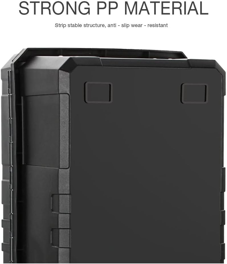 WDBBY Multifunkcionalna kutija s plastičnim alatom Umjenjivi dizajn prijenosni kofer kućište Organizator kutije za odlaganje velikog