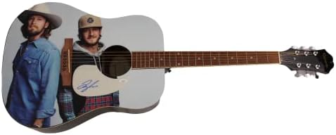 Tyler Hubbard potpisao je autogram pune veličine Prilagođeni Jedan od vrste 1/1 Gibson Epiphone Akustična gitara A James Spence Authentication