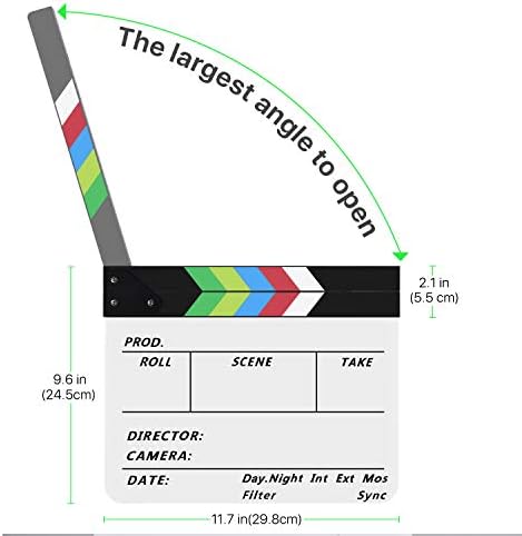 Ploča za flapper za film Bucket, Akrilna plastična ploča za suho brisanje filma za studijsku kameru kazališni rekviziti Tv Video Film