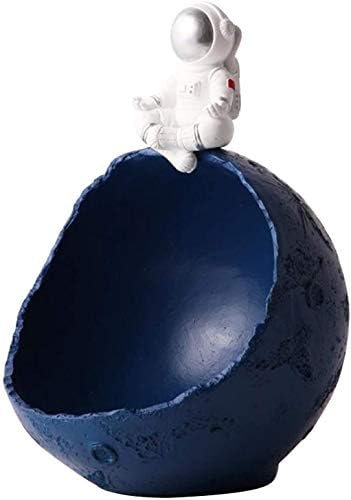Astronaut figurica smola astronaut ukras Spaceman Moon Model Skulptura u spremištu Box Organizator za ukrašavanje stola za kućni ured