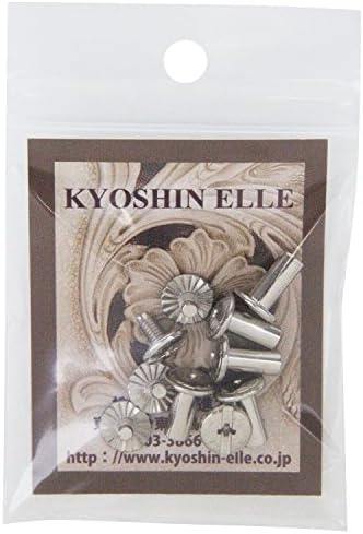 Kyoshin EL 1175028-01 75028-01 Pojasni metalni priključci, vijak, φ0,4 x 0,4 inča, 5 komada, nikl