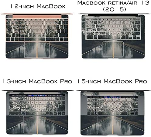 Cavka vinil naljepnica Koža kompatibilna za MacBook Pro 16 M1 Pro 14 2021 AIR 13 M2 2022 Retina 2015 Mac 11 Mac 12 Mac 12 kiša Realistični