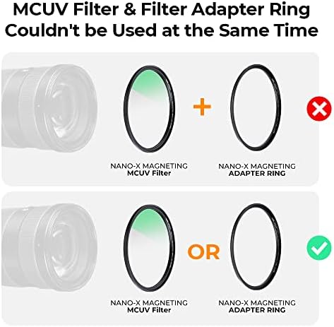 95 mm magnetski prsten s fiksnim magnetskim baznim prstenom 91000 set filtera za leće 4 u 1 s 28 višeslojnih premaza za objektiv fotoaparata