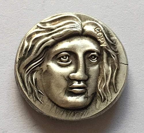 Izazov kovanica grčkih kovanica Kopirajte nepravilnu veličinu za kolekciju kovanica u uredu za kućnu sobu