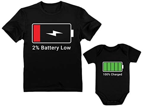 TSTARS tata i bebe podudaraju se odjeće Baterija niska košulja oca i sina kćeri set