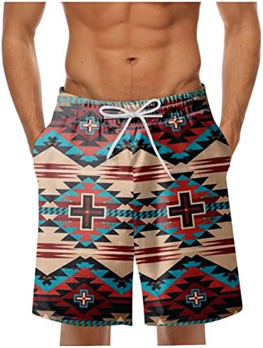 Stretch Beach kratke hlače za muškarce lagani Aztec Print plaža kupaći kostim za kupaće kostim plus size za kratke hlače za kostim