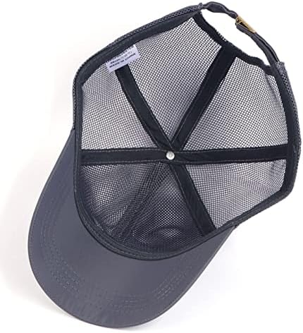 Bejzbolska kapa od mrežaste tkanine, prozračna hladna kapa za trčanje, Podesive ljetne kape za velike glave 21,5 -25,5